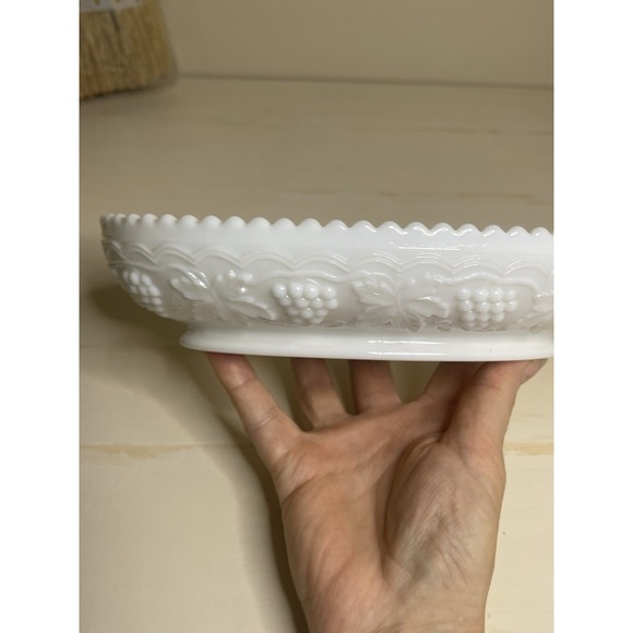 Vintage Grape Milk Glass, Imperial Glass-Ohio Corp. 1950-1980 - Picture 2 of 7